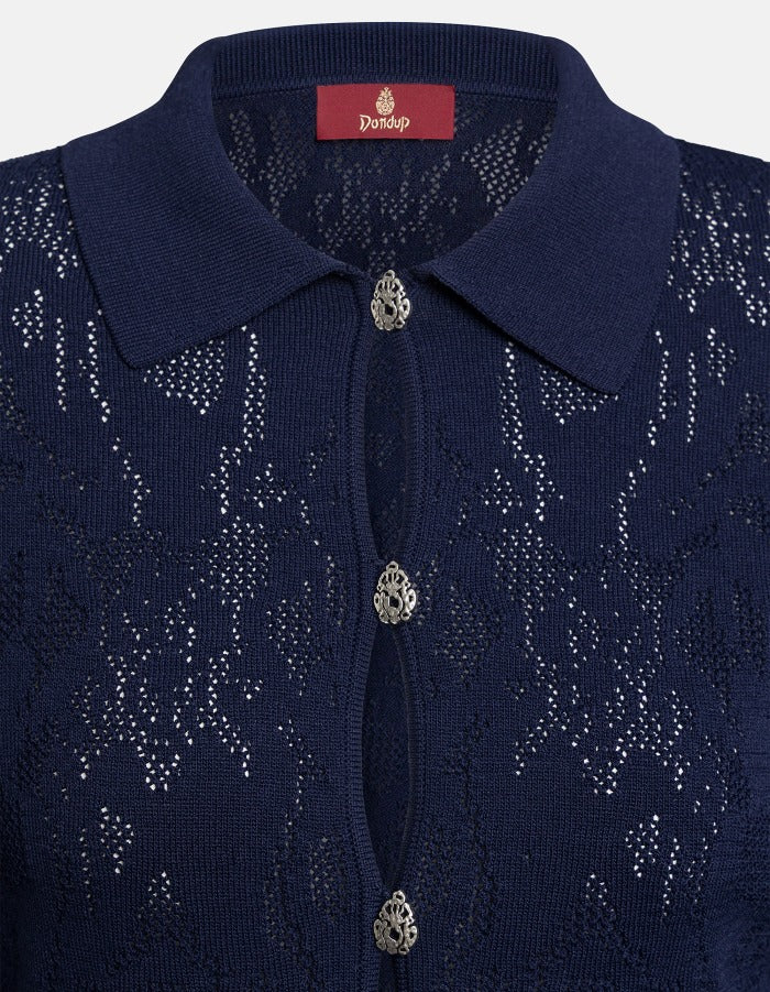 Dondup DT498 M01068D890 Cardigan Donna Jacquard Universo