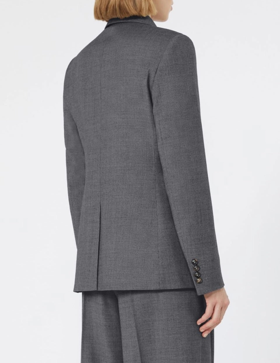 Max Mara Studio Uditore MSTUDITORE003 Blazer Lana Grigio