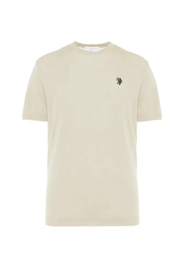 U.S. Polo ASSN. IKE US43173010 Maglia Uomo Beige Cotone