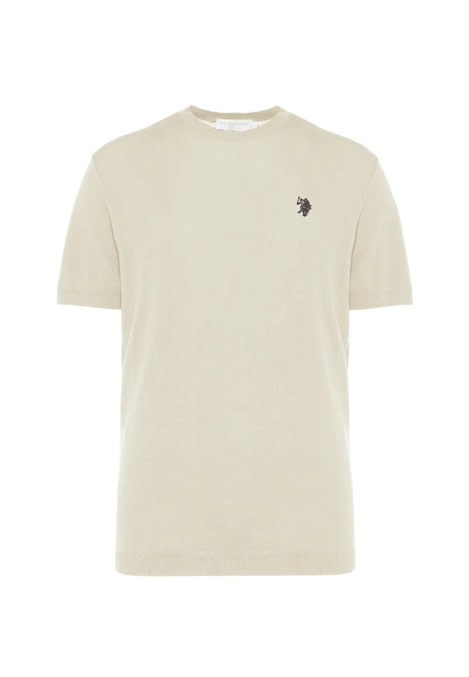 U.S. Polo ASSN. IKE US43173010 Maglia Uomo Beige Cotone
