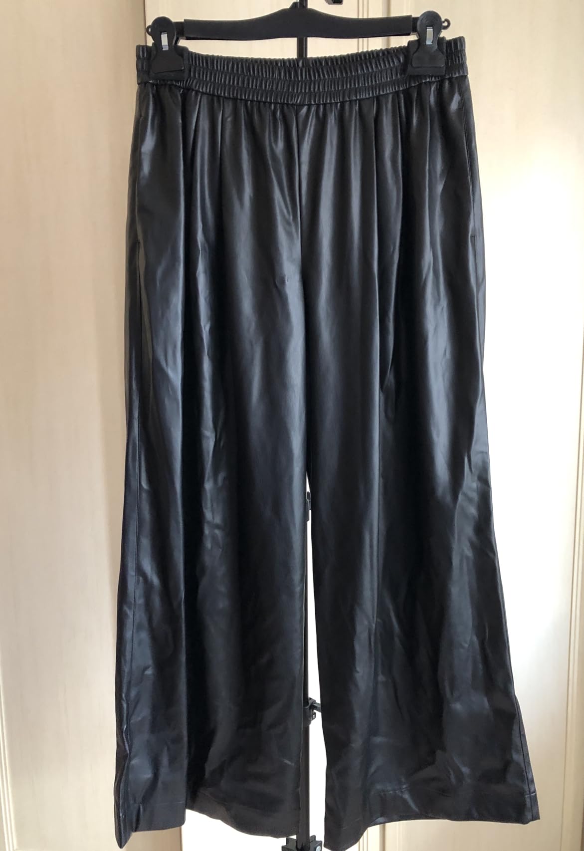 Benetton 4M3CDF0A8 Pantalone Donna Ecopelle Taglia XXS