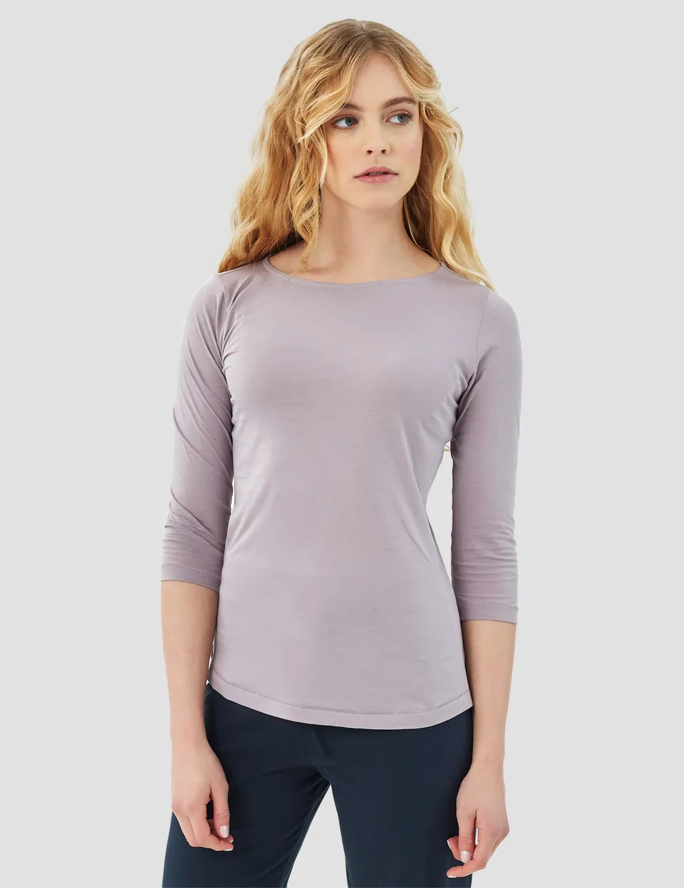 Stefan Brandt Langarm-Shirts Elsa 3/4 50 maglia cotone