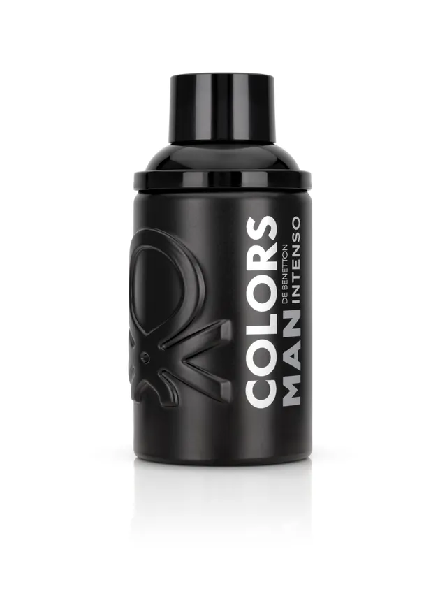Benetton Colors Black Intenso profumo uomo 100 ml legnoso