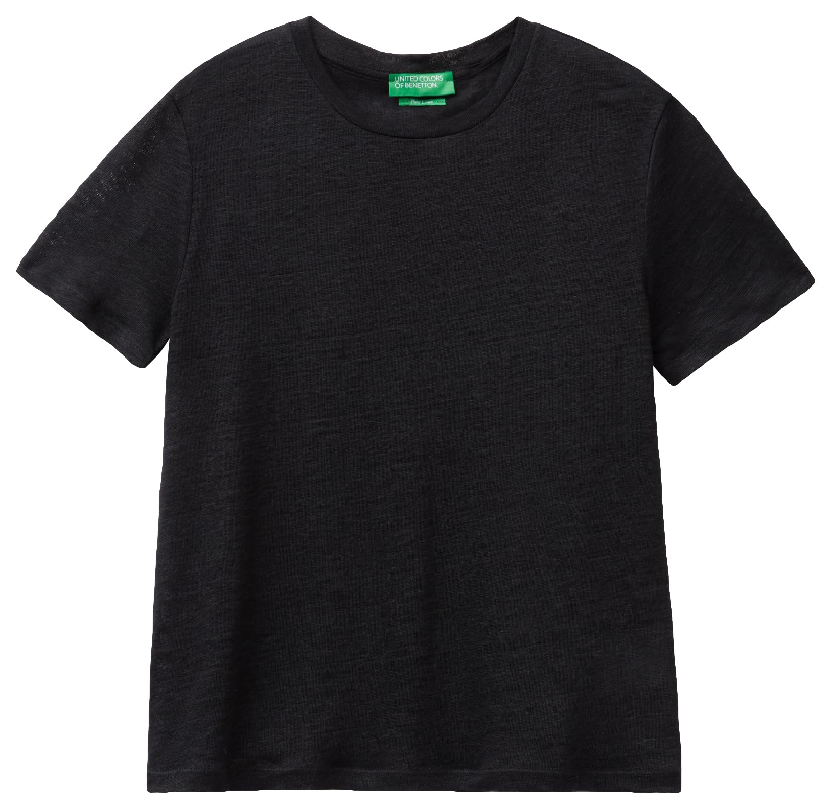 United Colors of Benetton T-Shirt Lino Donna Verde Bosco