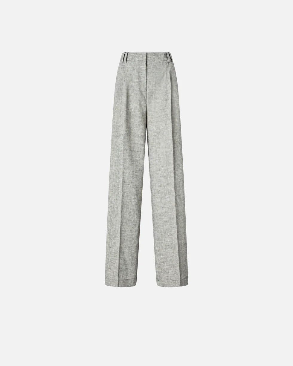 Pinko Brescello 106918 A3AS pantalone nero cotone lino