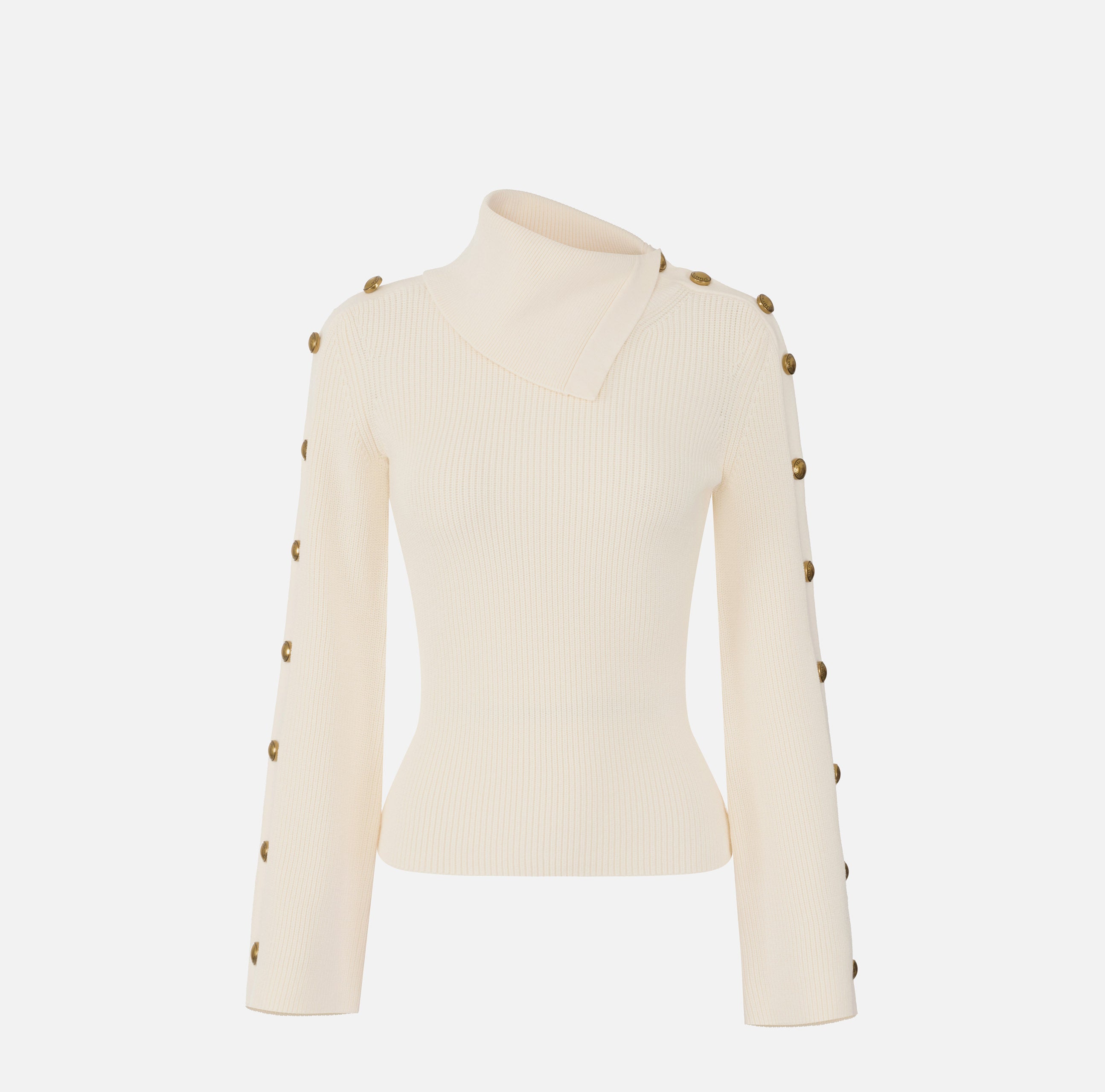 Elisabetta Franchi MK03S66E2 maglia burro viscosa