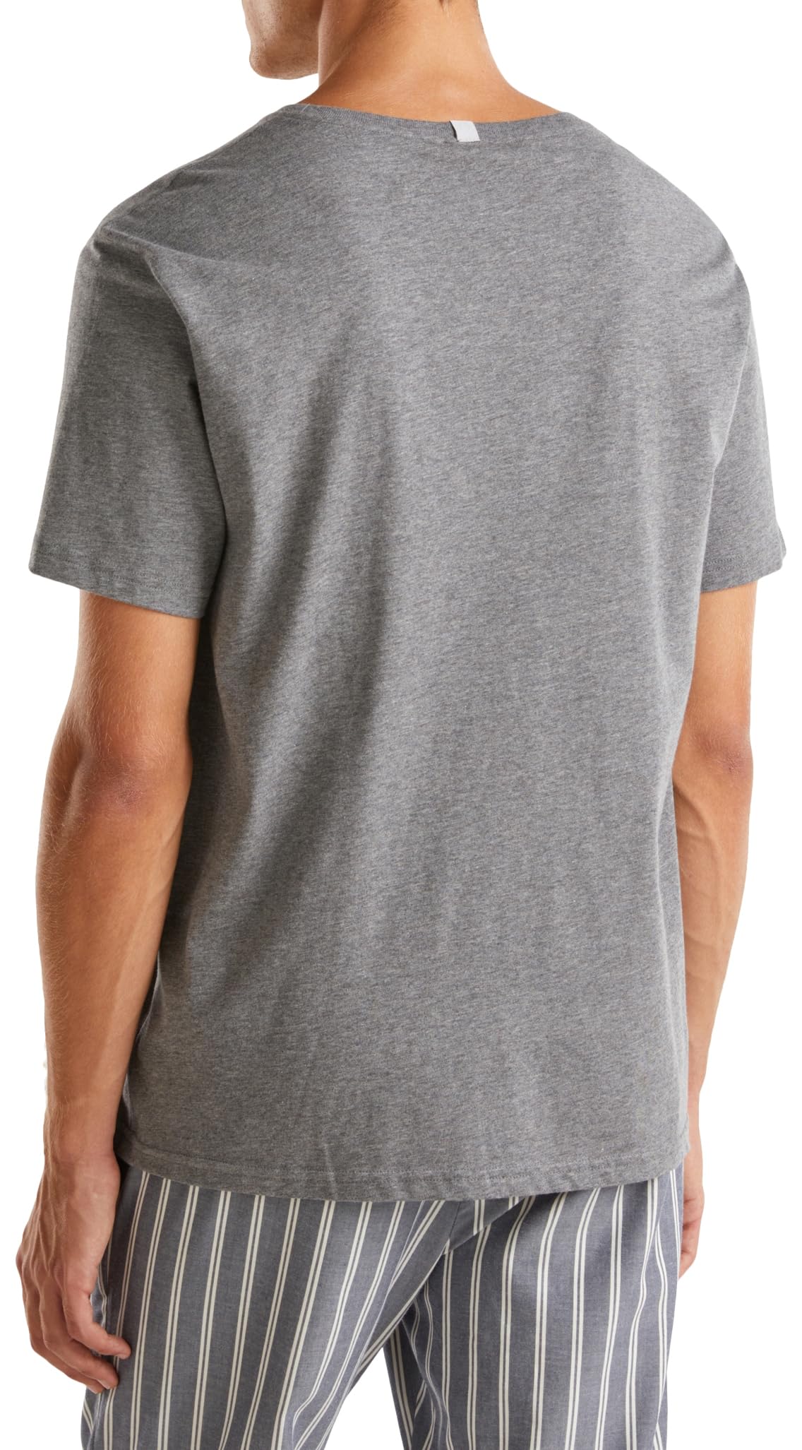Benetton Pigiama Uomo T-Shirt Jersey L Stampa