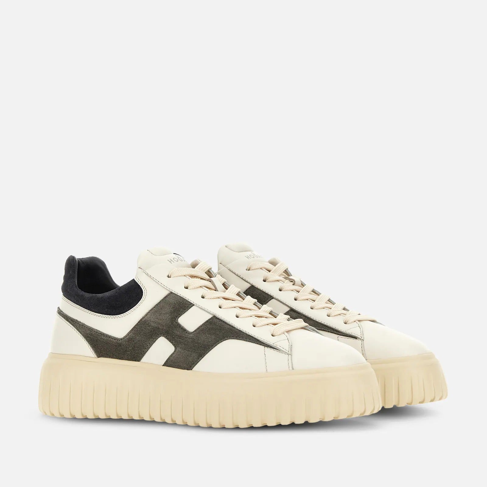 Hogan HXM6450FE91N1 H-Stripes Sneaker 42.5 Avorio