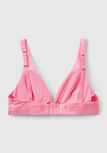 Benetton Intimo e Pigiami Reggiseno XS Rosa 38e Cotone Bio