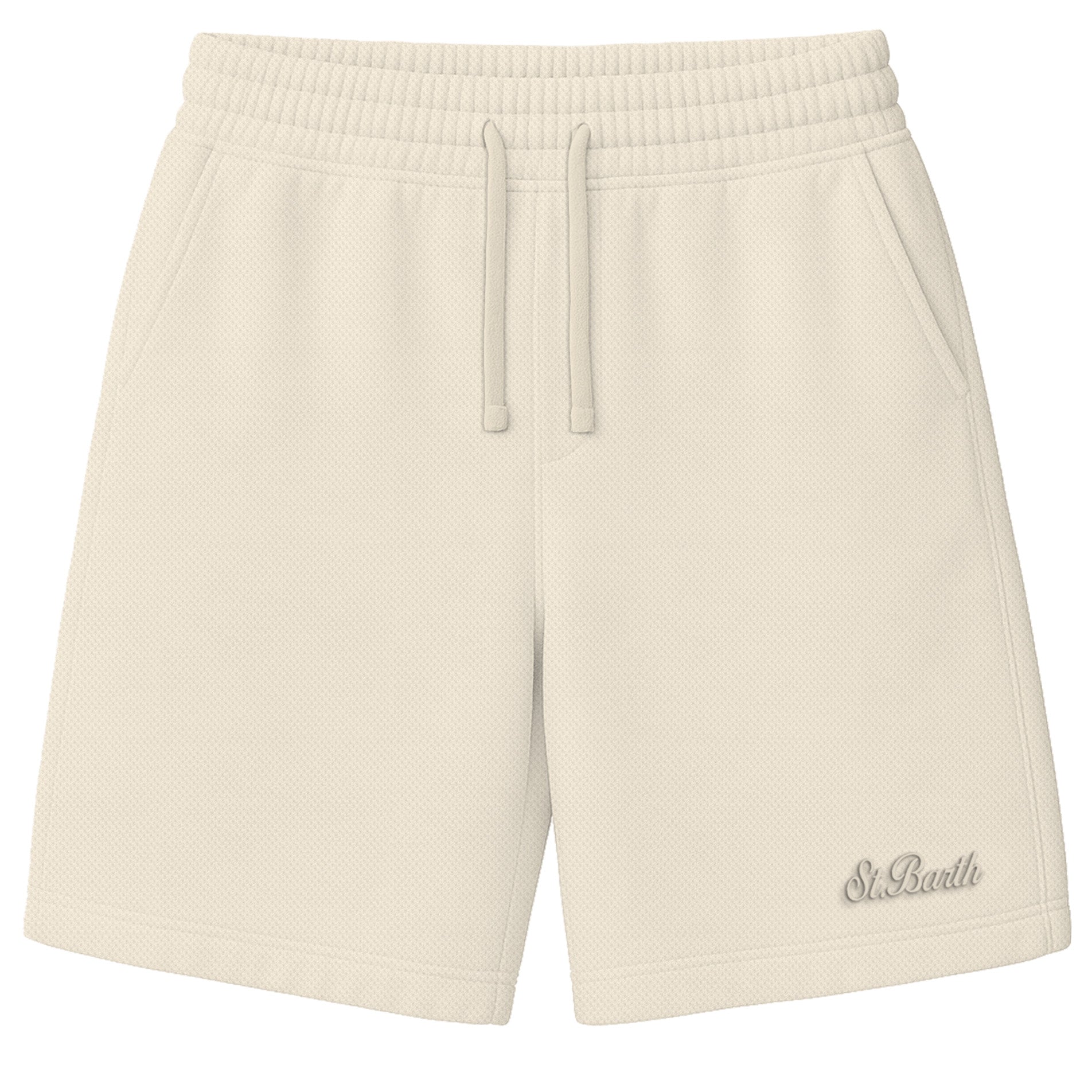 MC2 Saint Barth Brayden 00209L Shorts Uomo Cream Cotone