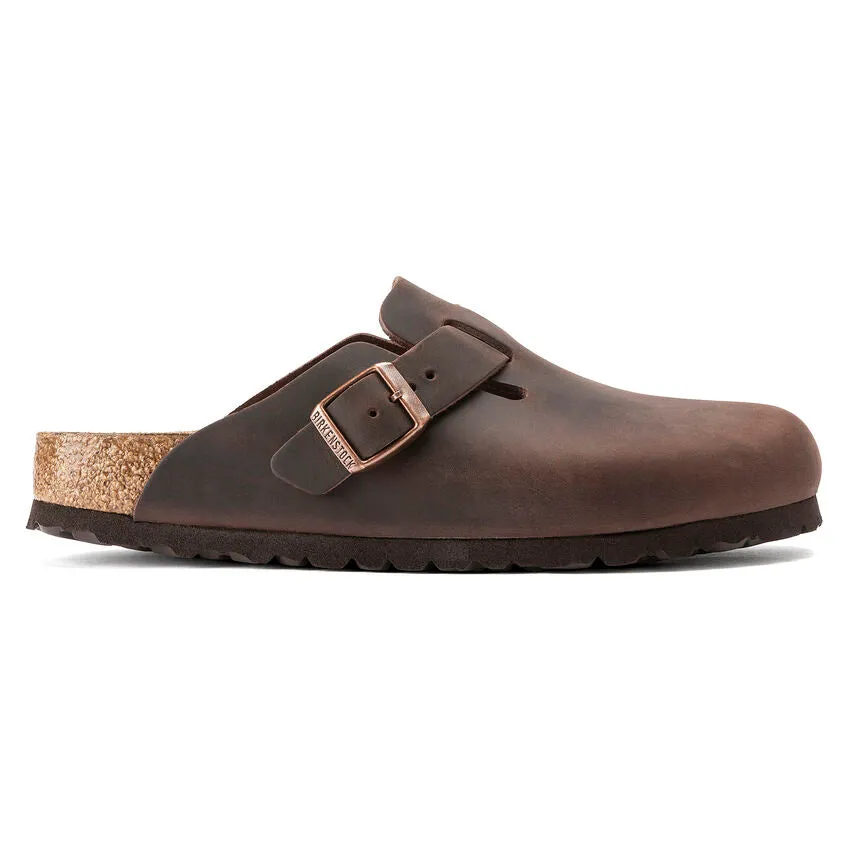 Birkenstock Boston 860133 ciabatta habana pelle