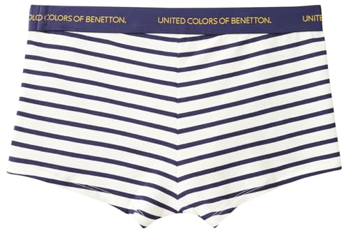 Benetton Boxer Corti Uomo L Righe Cotone Organico