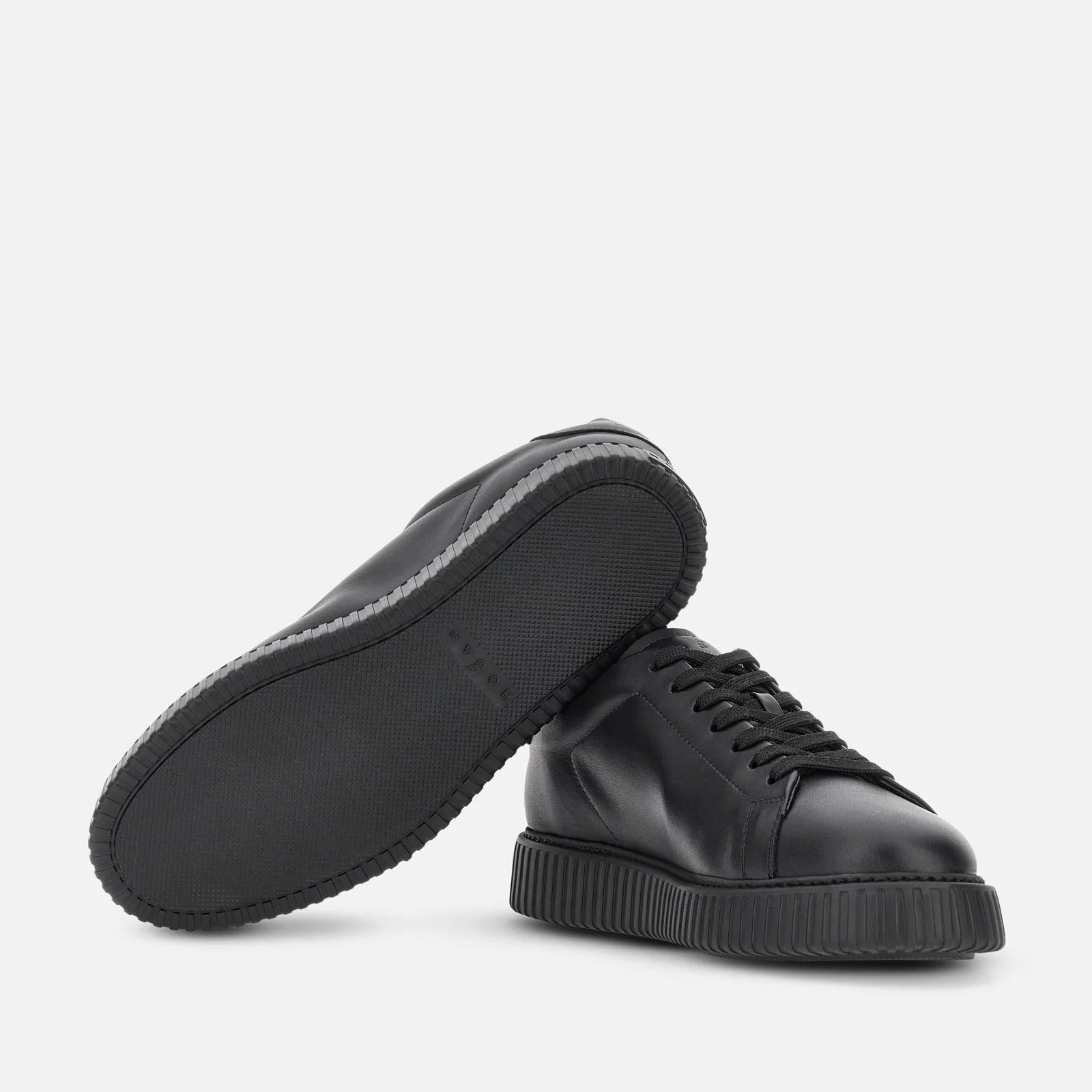 Hogan H-Stripes HXM6770GF5FUD sneakers uomo Nero pelle