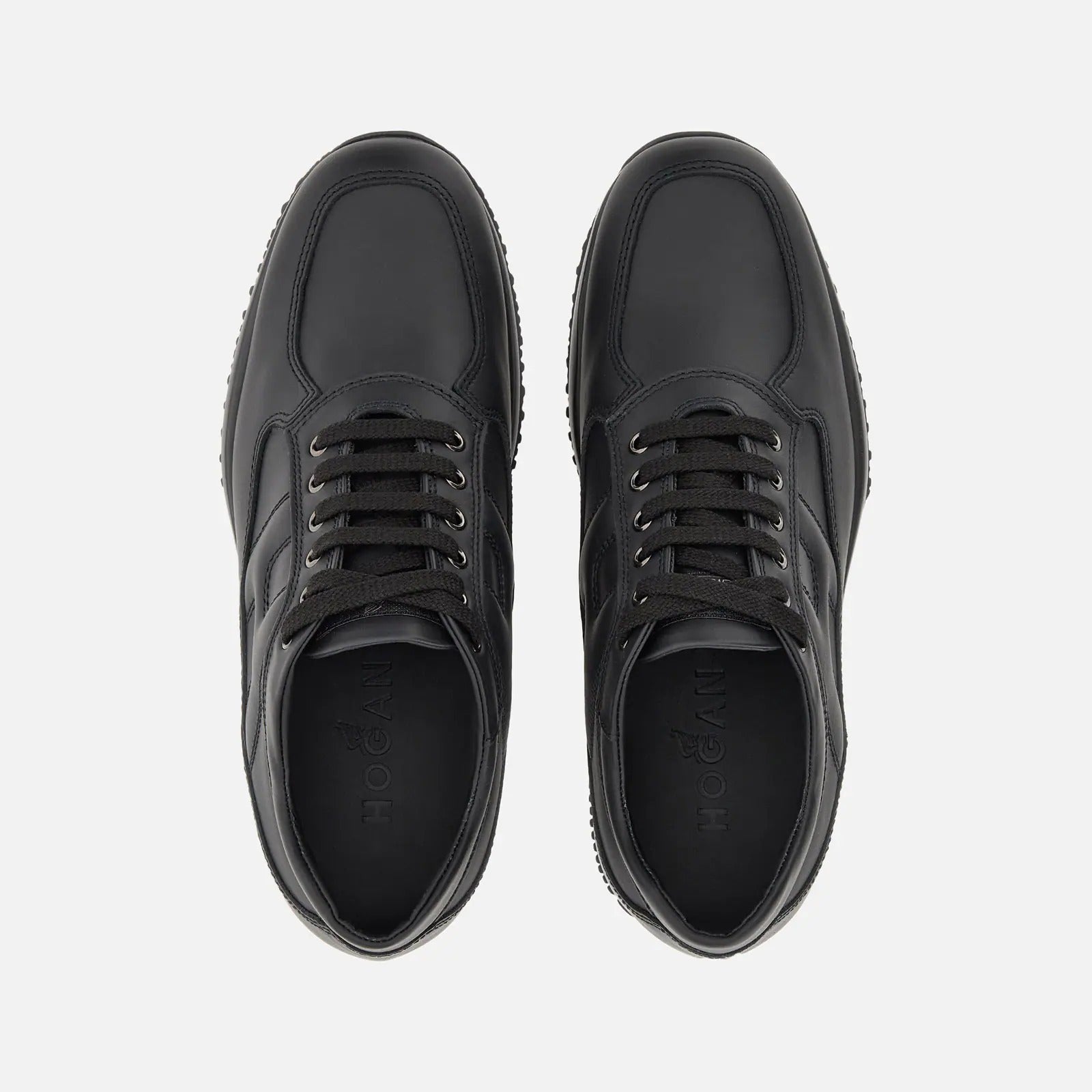 Hogan Interactive HXM00N00010KL sneakers pelle nero gomma