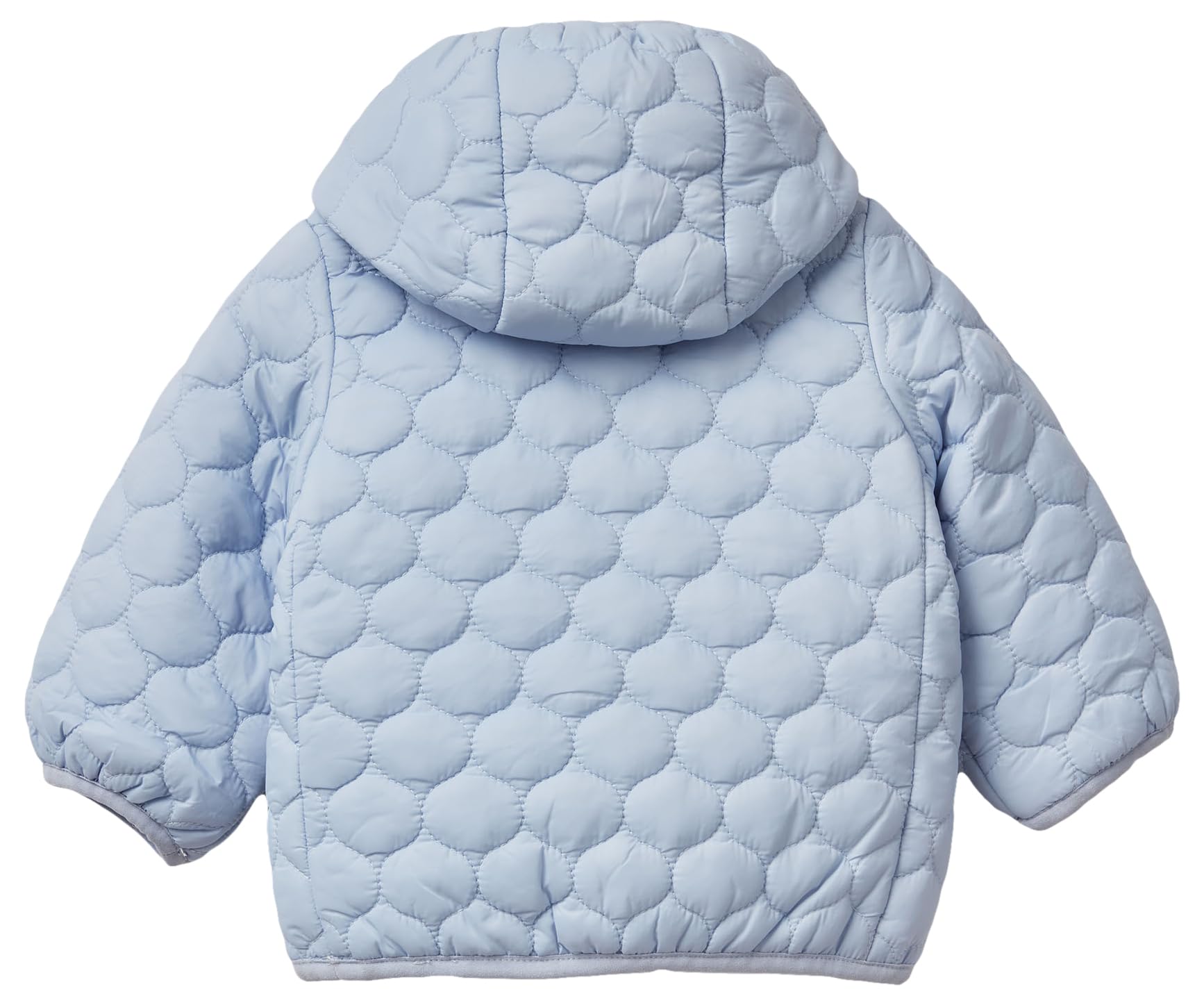 Benetton Giubbotto Husky Bimbo Cappuccio Ricamo Coniglietto
