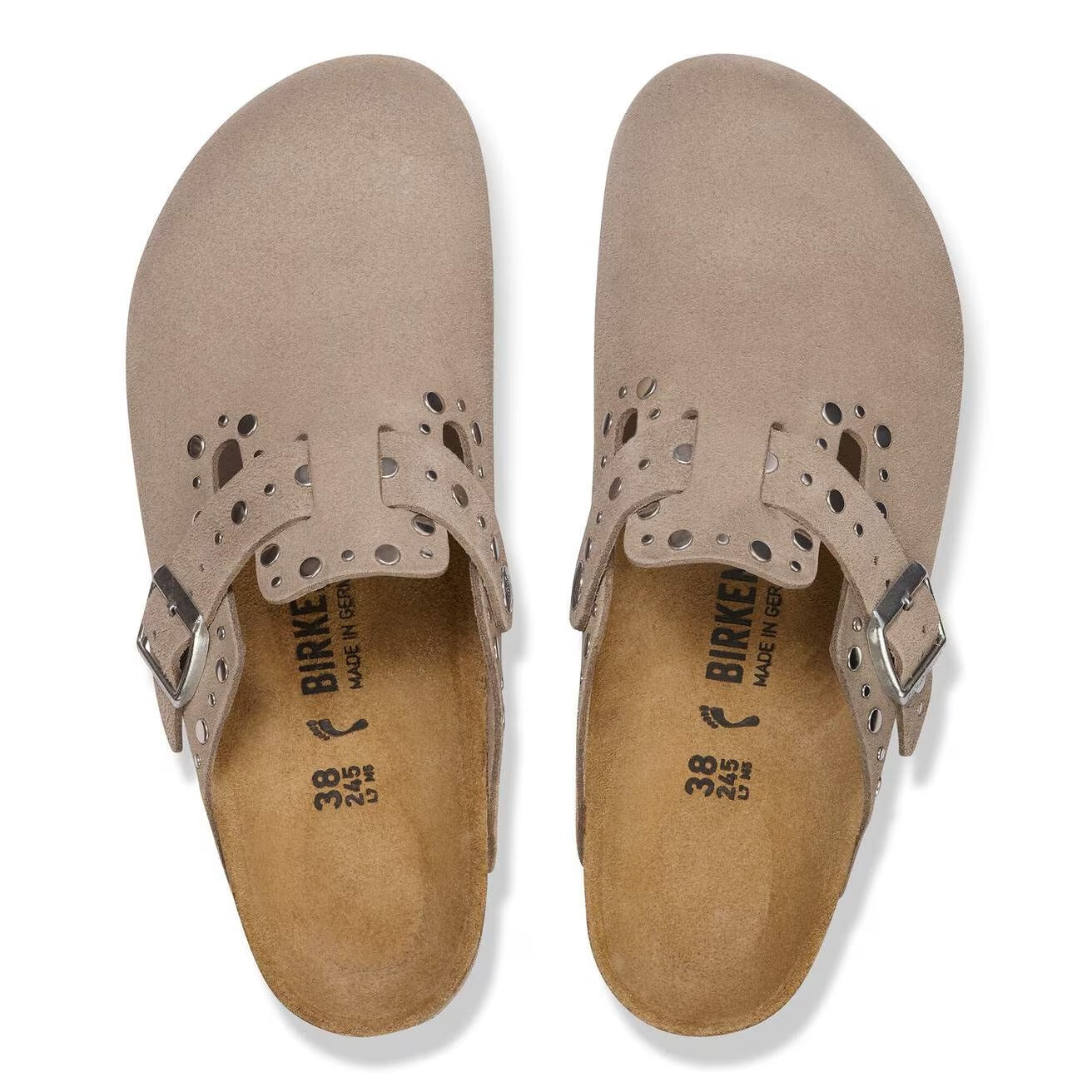 Birkenstock Boston Rivet Ciabatta Donna Taupe 1030418