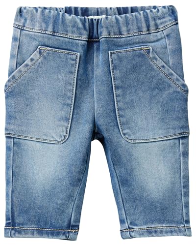 Benetton Pantaloni e Jeans Bimbo 74 Denim Termico