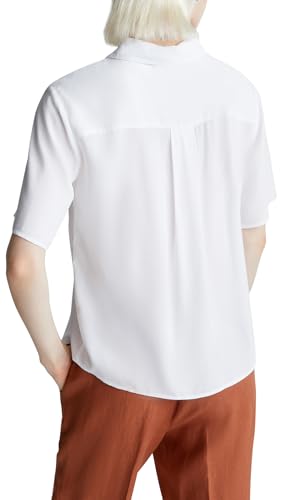 United Colors of Benetton 5WPWDQ0B1 Camicia Donna Bianco XXS