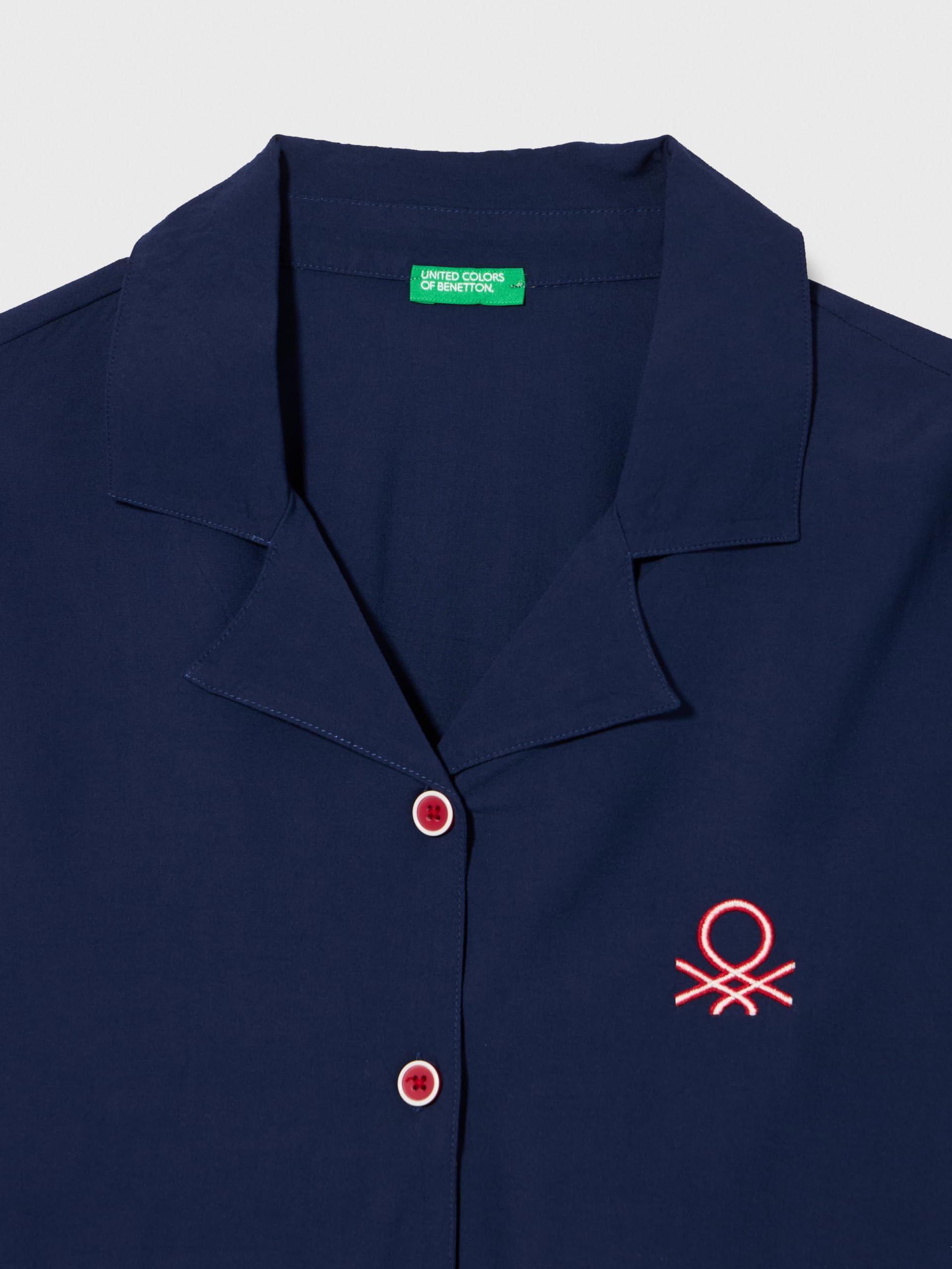 Benetton 4Q1G3P00L Set Pigiama Donna L Viscosa