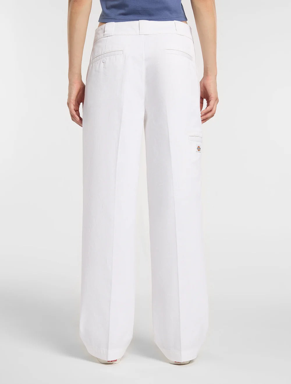 Dickies 247 DK0A87PL pantalone donna loose bianco