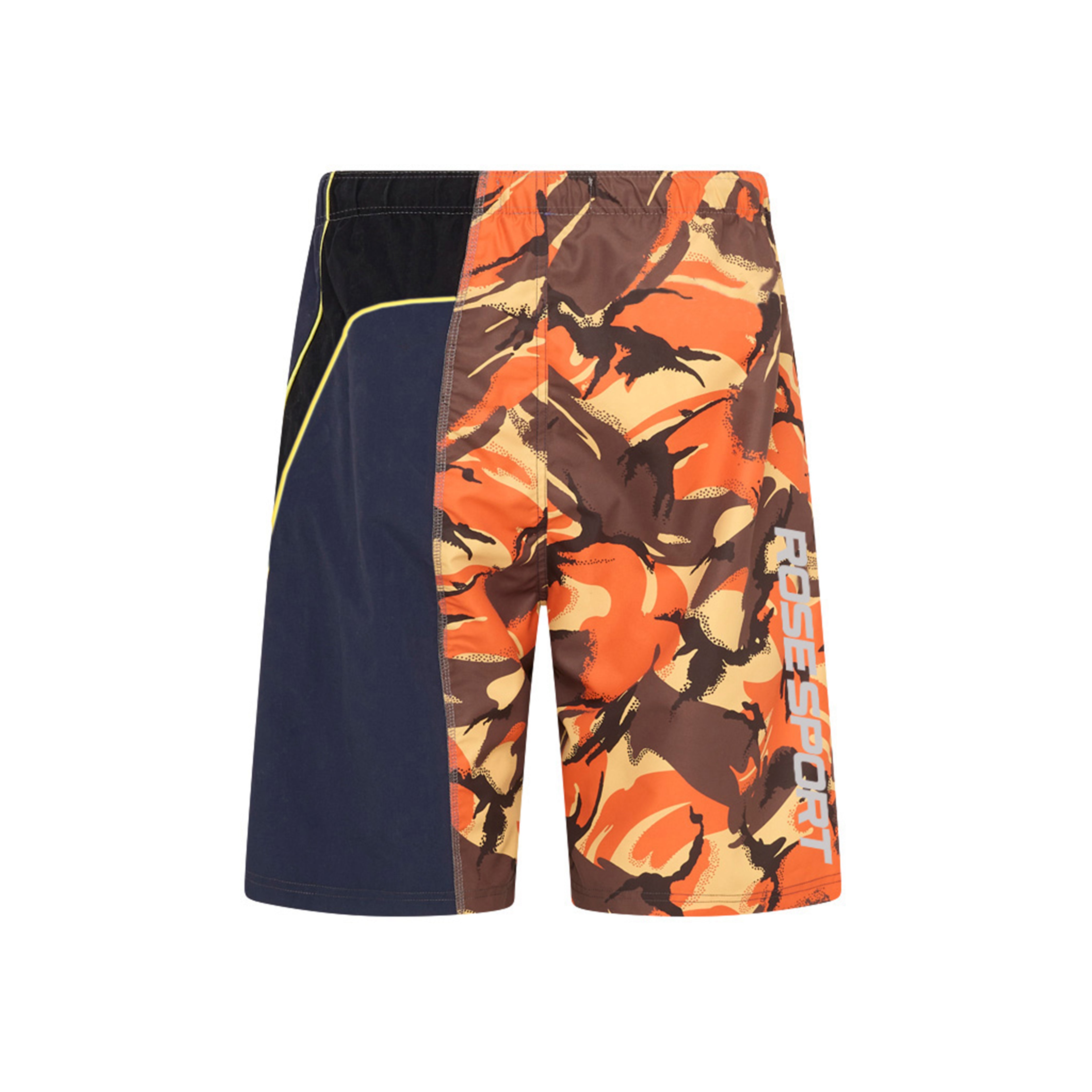 Martine Rose Collage Swim Shorts costume camo arancio