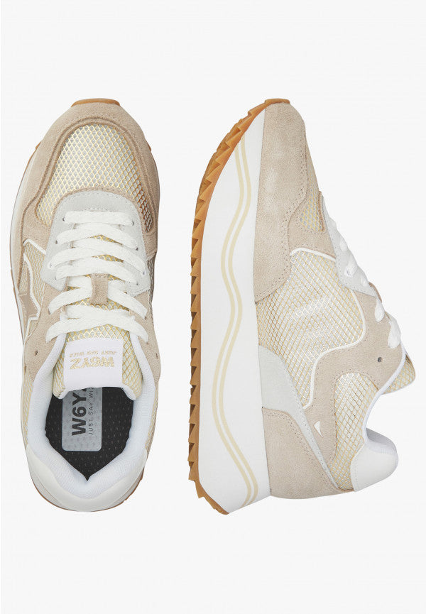 W6YZ Deva W 2017405 Sneakers Cipria Bianco Platform