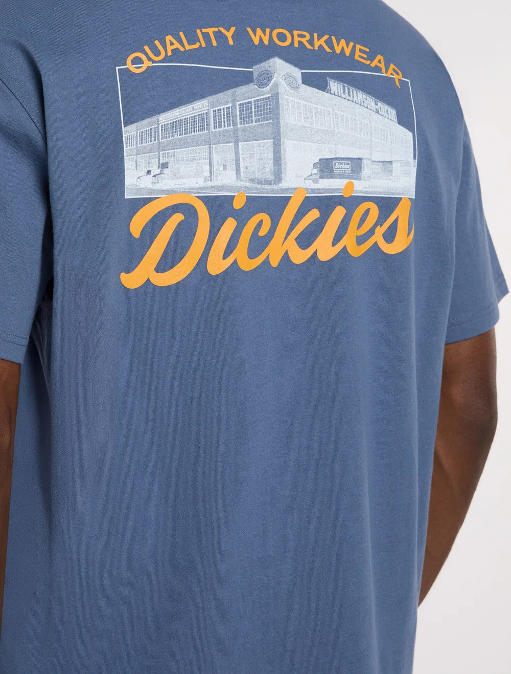 Dickies DK0A8886 Wellsville t-shirt cotone indigo uomo