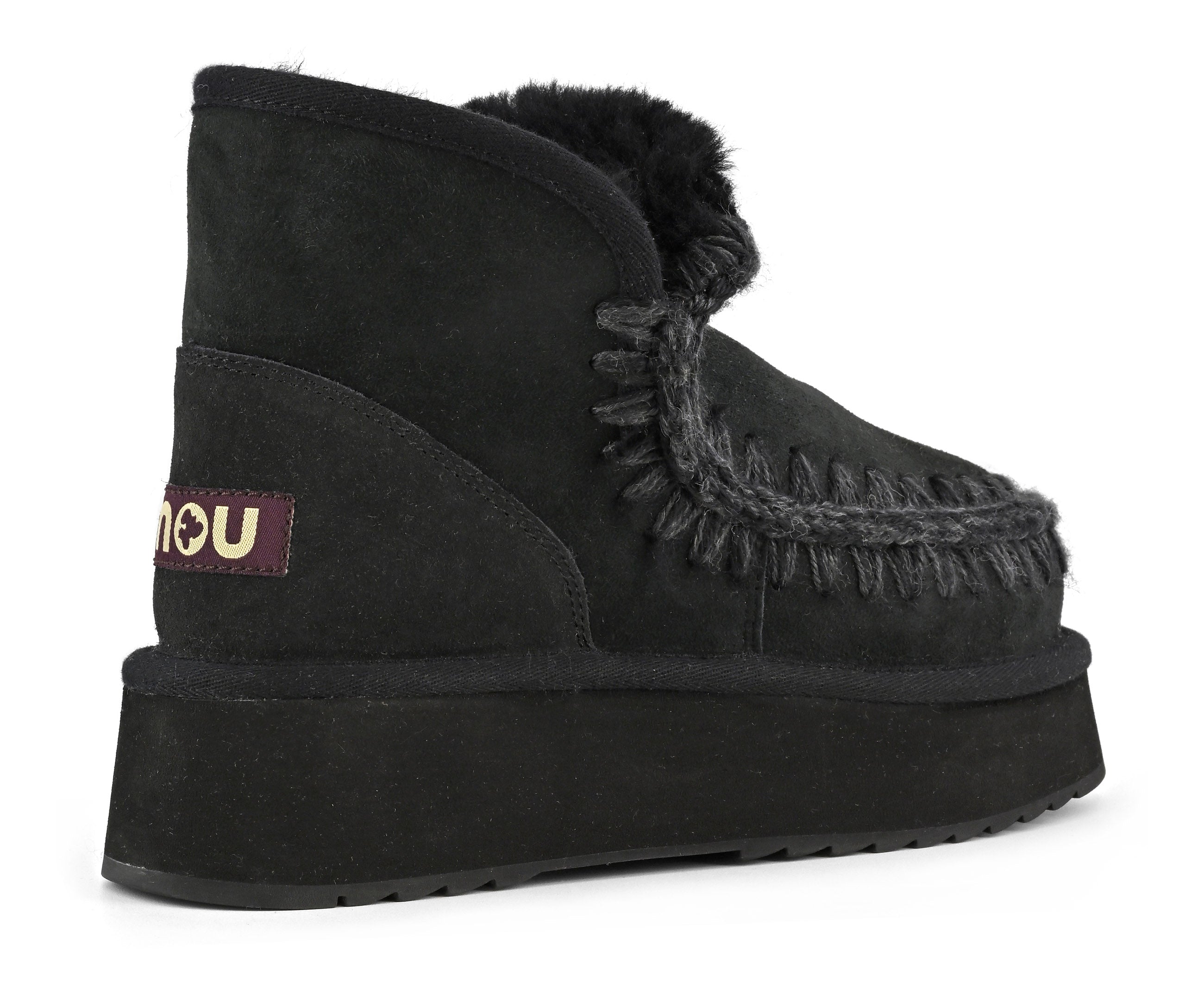 Mou Mini Eskimo Platform Stivaletto Nero FW681000A Montone