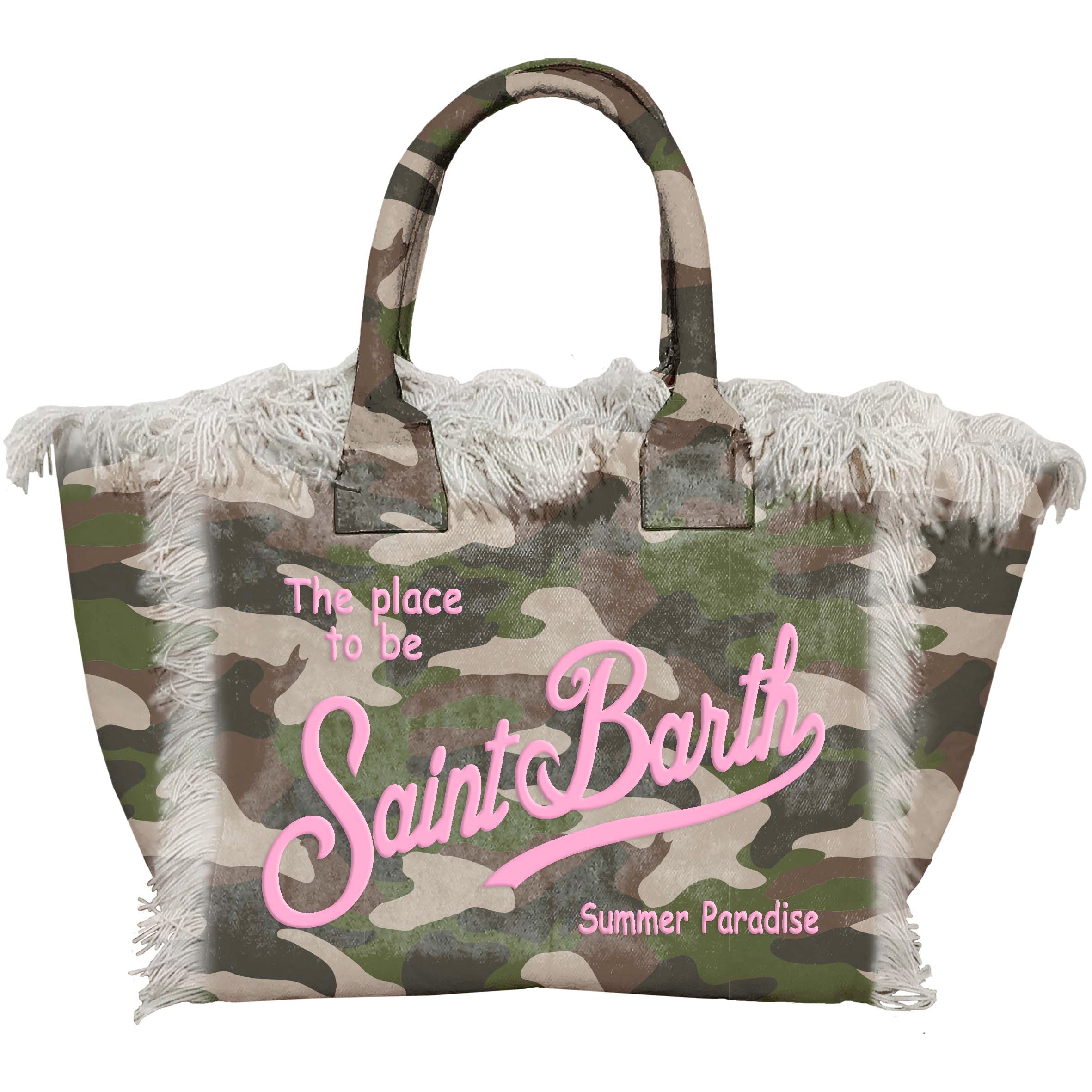 MC2 Saint Barth Vanity 03477L borsa donna verde militare