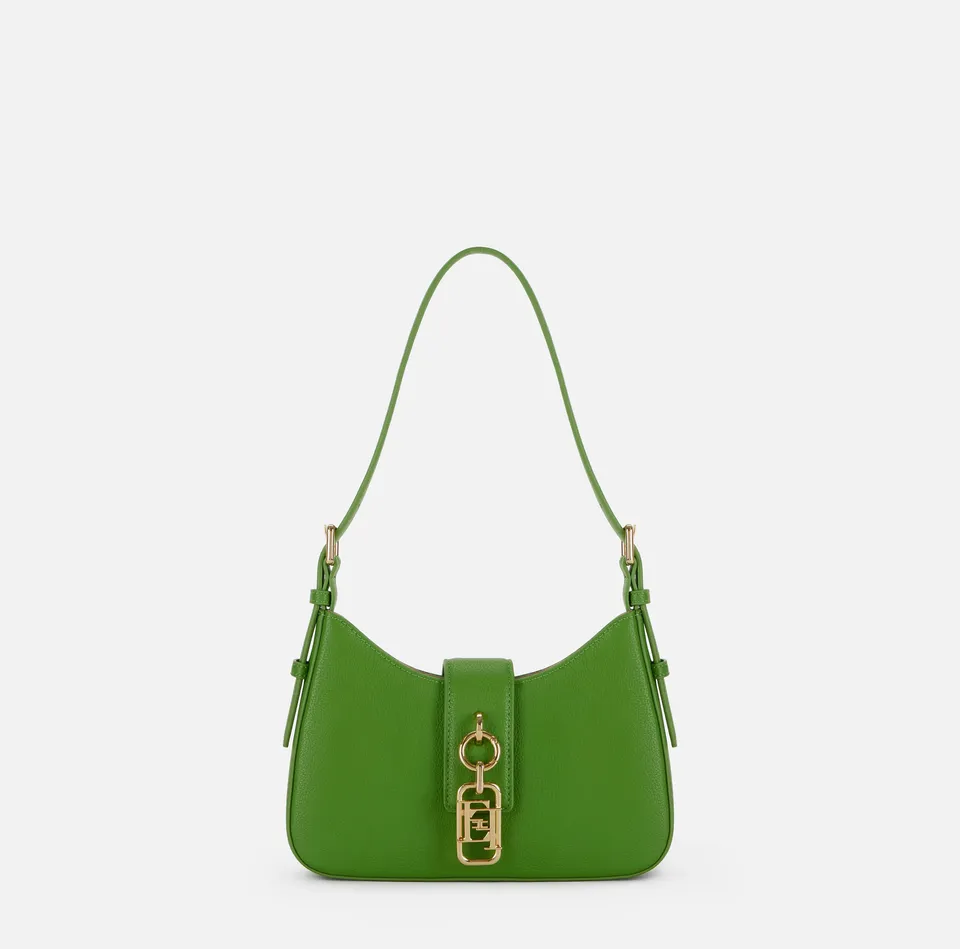 Elisabetta Franchi BS24A62E Borsa Hobo Aloe Ecopelle