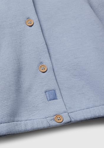Benetton Felpa Bimbo Cappuccio Cotone Biologico Bottoni 62