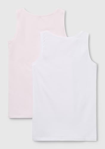 Benetton 3zqm0h406 Canotta Bambina 2 Pezzi Cotone