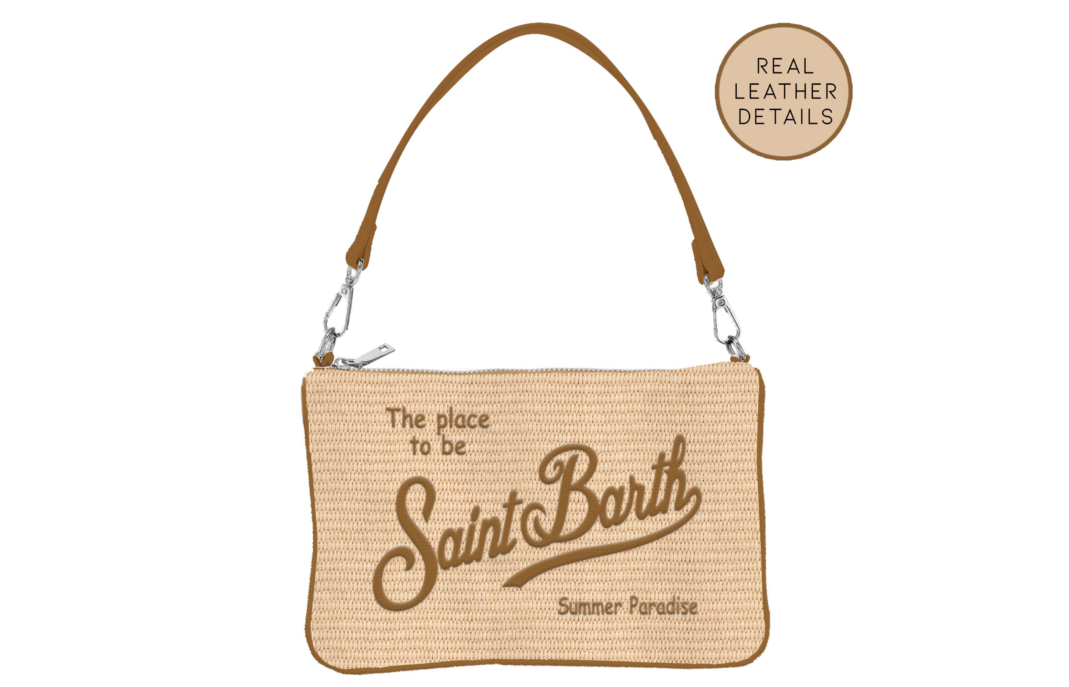 MC2 Parisienne Mini Straw pochette beige paglia 25cm