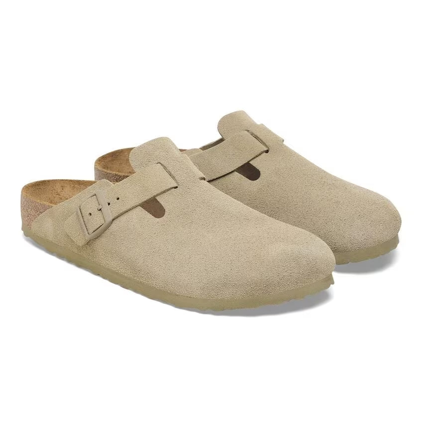 Birkenstock Boston 1025844 Ciabatta Faded Khaki Unisex