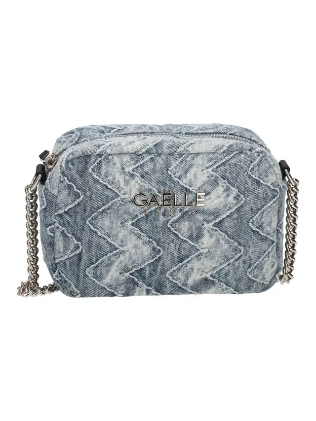 Gaelle Paris GAACW03105 mini borsa donna blu denim