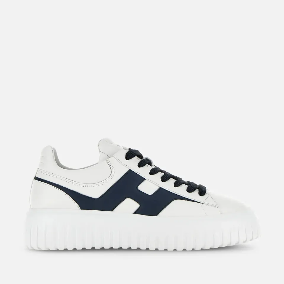 Hogan H-Stripes HXM6450 Sneakers Uomo Bianco Blu 42