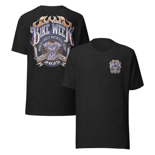 Pure Trash 84th Bike Week Daytona Maglietta Uomo Cotone Leggera