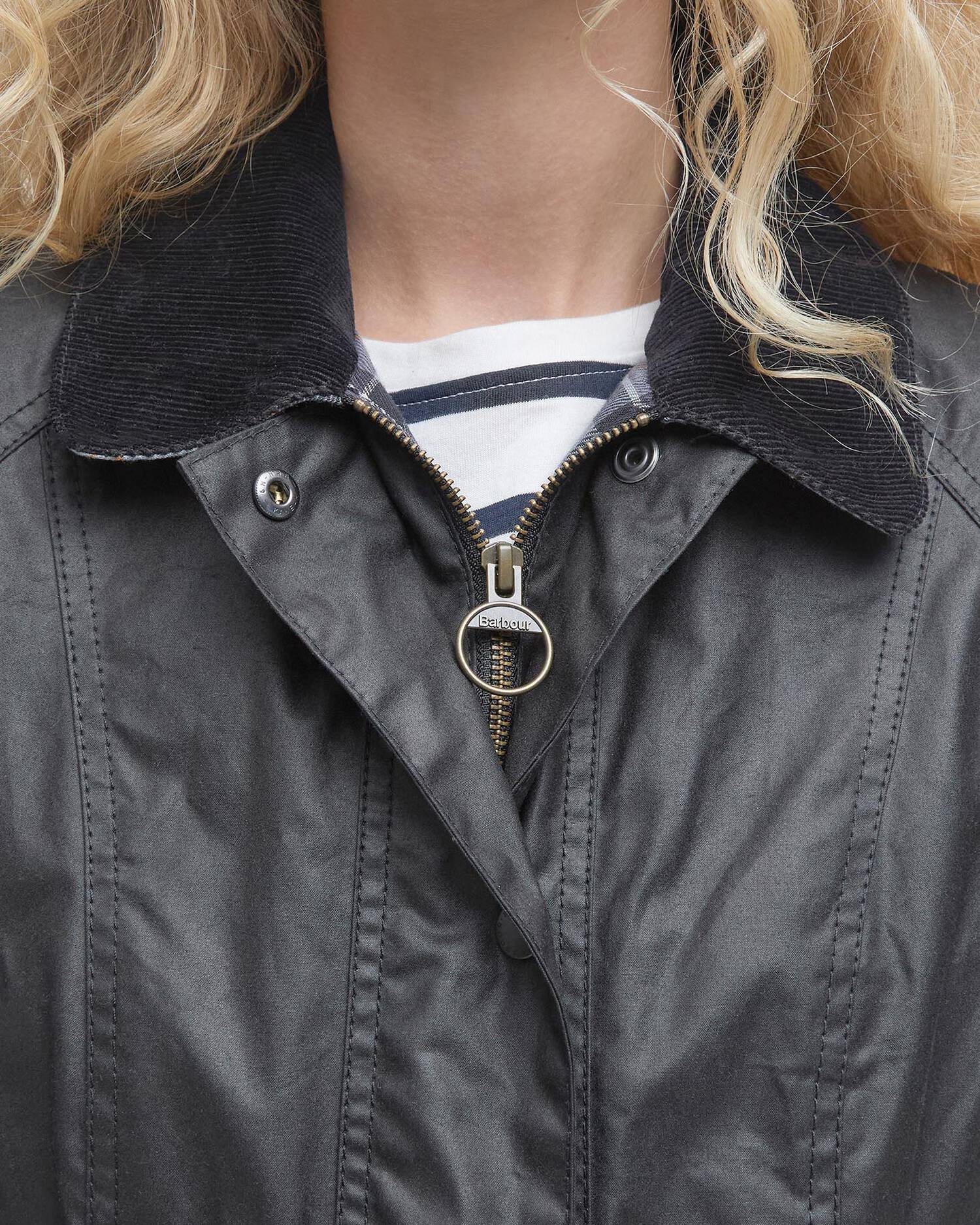 Barbour LWX0667 Giacca Donna Classic Black Cerata
