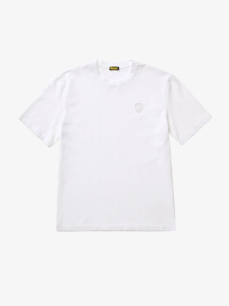 Blauer Athens 26SBLUH02306 t-shirt uomo bianco cotone