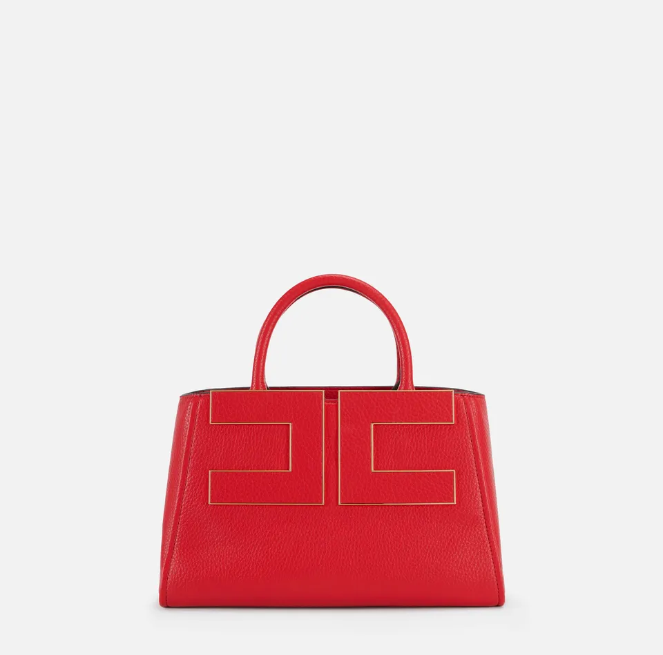 Elisabetta Franchi BS06A66E2 tote donna Red Passion ecopelle