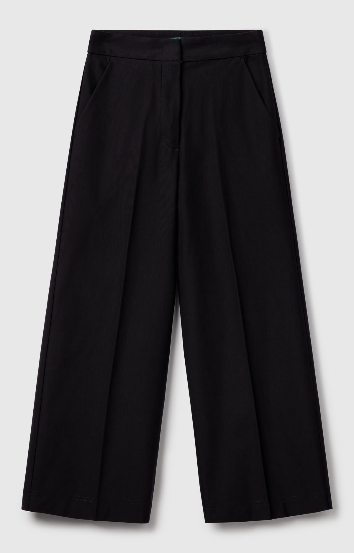 Benetton 42a8df08r pantaloni donna taglia 42 cotone cropped