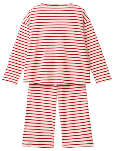 Benetton Set Pigiama 36g90p06t Bambina Cotone Taglia 90
