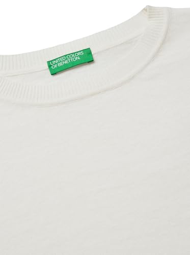 Benetton Maglieria maglione girocollo boxy manica 3/4
