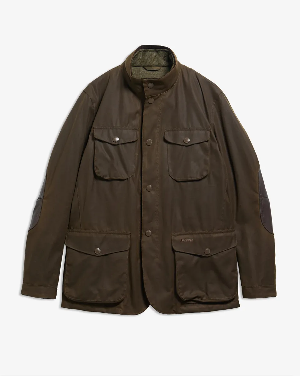 Barbour Ogston Wax MWX0700 giacca olive cerata