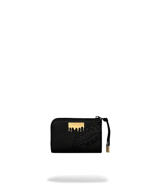 Sprayground Gold Brick Lux 910W9046NSZ Portafoglio Nero