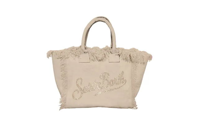 MC2 Saint Barth Vanity Mini Borsa Beige Strass