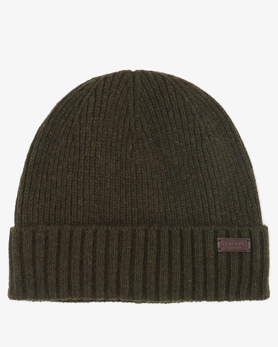 Barbour Carlton MHA0449 Berretto Verde Lana Pile
