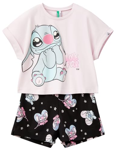 Benetton Intimo e Pigiami Pigiama T-shirt+Short cotone Stitch