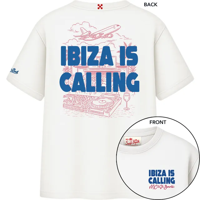 MC2 Saint Barth Delmar T-Shirt Uomo Cotone Bianca
