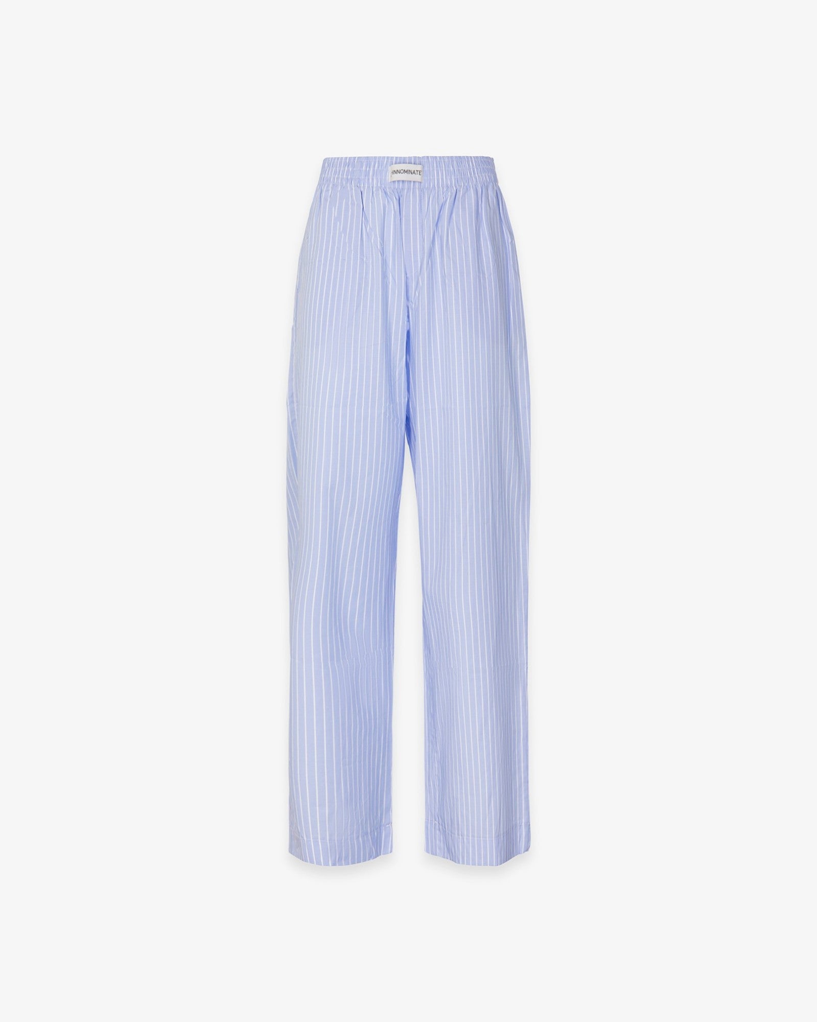 Hinnominate HMABW02617 Pantalone Donna Righe Azzurro cotone